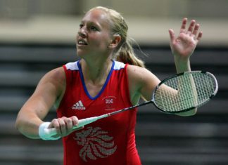 HONOURED: Olympic silver medallist Gail Emms rewarded for services to badminton